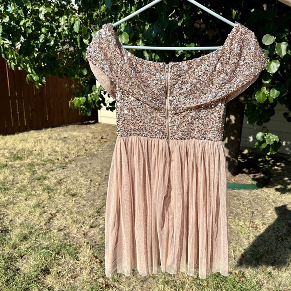 ASOS Sequined and Tulle Party Dress - Picture 2 of 3